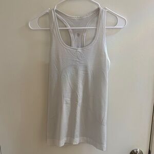 Lululemon Athletica White Tank Top